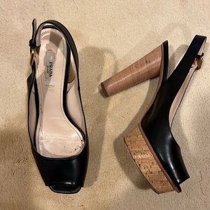 Prada platform sandals